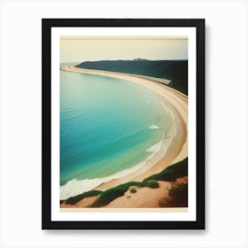 A wall painting with a beautiful sea picture Art Print