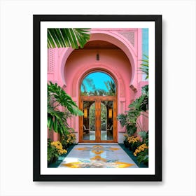 Pinky Doorway Art Print