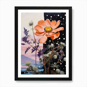 Surreal Florals Daisy 2 Flower Painting Art Print