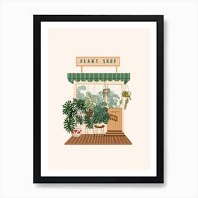 Plants Shop Art Print