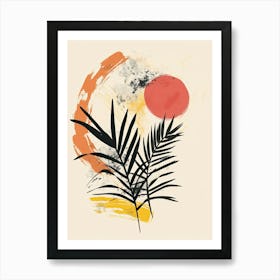 Radiance In Retro Abstraction Mid Century Style Art Print