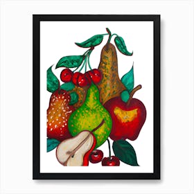 Fruit Basket Art Print