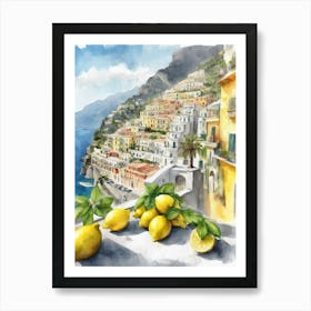 Positano Painting Art Print