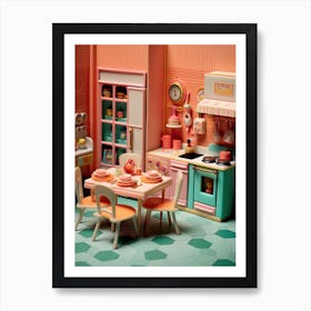 Barbie Retro Home Interior Kitsch 0 Art Print