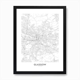 Glasgow Art Print