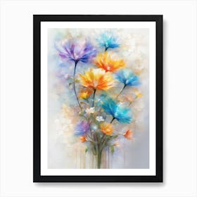 Flowers In A Vase 30 Art Print