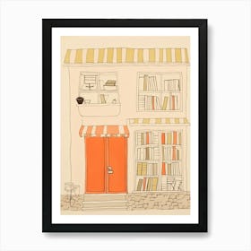 Tarragona The Book Nook Pastel Colours 4 Art Print