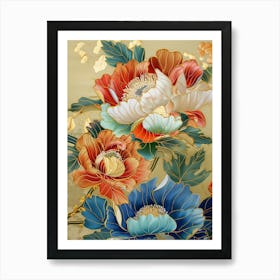 Chinese Flower Painting 24 Art Print