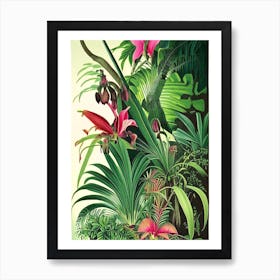 Jungle Botanicals 5 Botanical Art Print