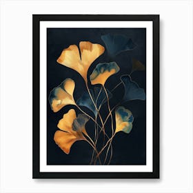 Ginkgo Leaves 47 Art Print