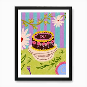 Birthday Cake 3 Art Print