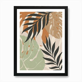 Tropical Leaves 26 Art Print