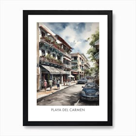 Playa del Carmen 5  travel Poster Art Print