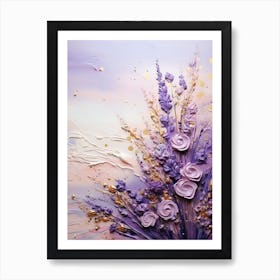 Purple Roses Art Print