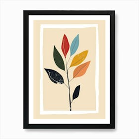 Leaf Print Art Print