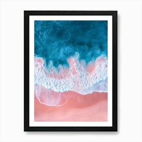 Pink Sand Beach Art Print