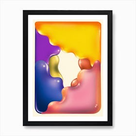 Abstract Jelly Fusion Art Print