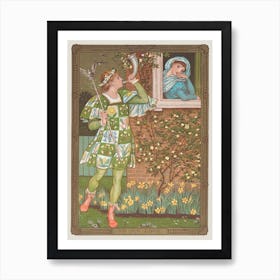 Valentine 2, Walter Crane Art Print