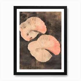 Pink Fungus Canvas Print Art Print