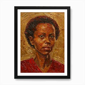 Portrait Of African Woman 44 Art Print