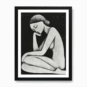 Nude Woman 10 Art Print