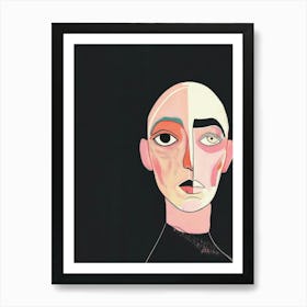 Portrait Of A Man 49 Art Print