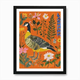 Spring Birds Goose 4 Art Print