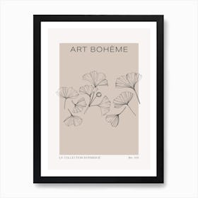 Neutral Botanical Art Boheme - La Collection Botanique Art Print