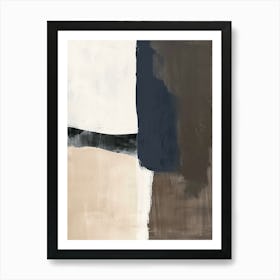 Gentle Shades Minimalist Style Art Print