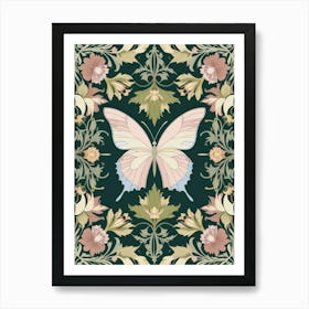 William Morris Print Butterfly Botanical Exhibition Poster Vintage Wall Art Textiles Art Vintage Poster Art Print 2 Art Print