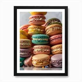 Macarons Art Print