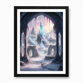 Ice Castle Art Print