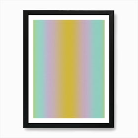 Rainbow Stripes 1 Art Print