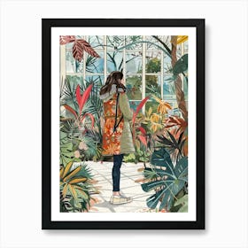 In The Garden Gothenburg Botanic Gardens Sweden Art Print