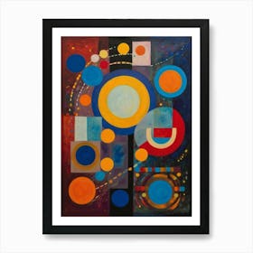 Abstract Circles 7 Art Print