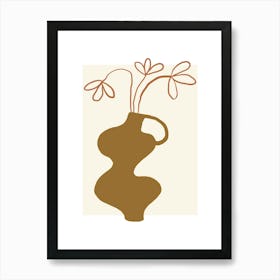 Vase With Flowers Art Print