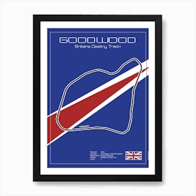 Racetrack Goodwood Art Print