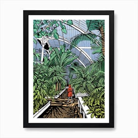 Kew Gardens Palm House The Americas Art Print