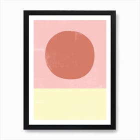 Abstract Screenprint Sun 2 Art Print