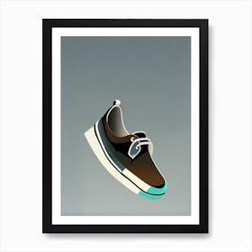 Minimalistic Shoe Illustration, 1349 Art Print