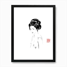 Geisha Art Print