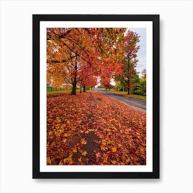 Autum Street Art Print