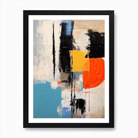 Colourful Abstract Painting 2 Art Print