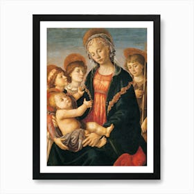 Sandro Botticelli Madonna And Child 2 Art Print