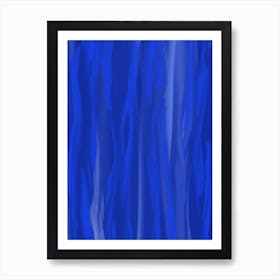 Blue Art 134 Art Print