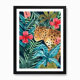 Wild Leopard Art Print