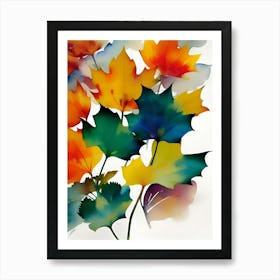 Autumn Leaves 14 Art Print