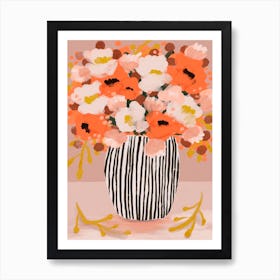 Pastel Flower Impression No 10 Art Print
