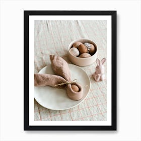 Easter Table Setting Art Print