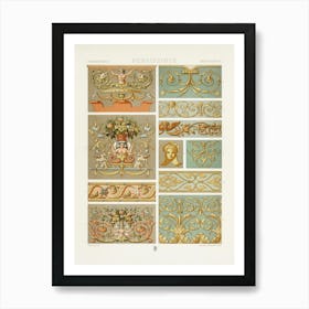 Renaissance Pattern, Albert Racine (3) 1 Art Print